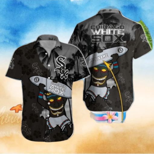 Personalized Chicago White Sox Tiki Fun Tropical Hawaiian Shirt