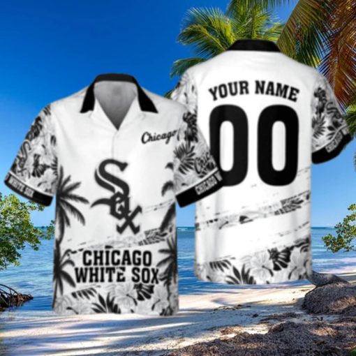 Personalized Chicago White Sox Tropical Palm Custom Hawaiian Shirt