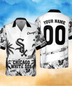 Personalized Chicago White Sox Tropical Palm Custom Hawaiian Shirt