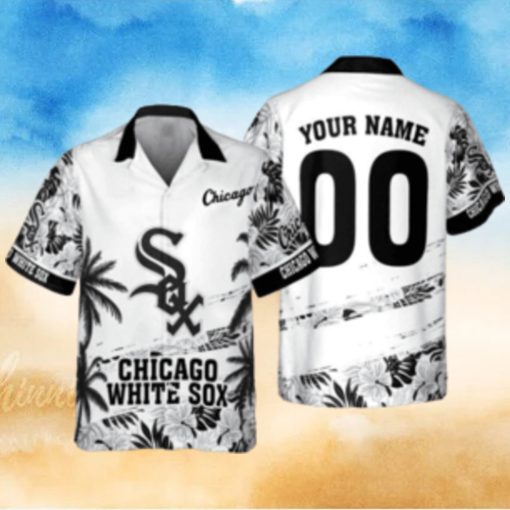 Personalized Chicago White Sox Tropical Palm Custom Hawaiian Shirt