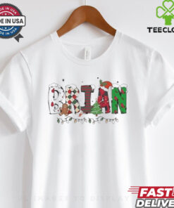 Personalized Christmas Name Brian Shirt