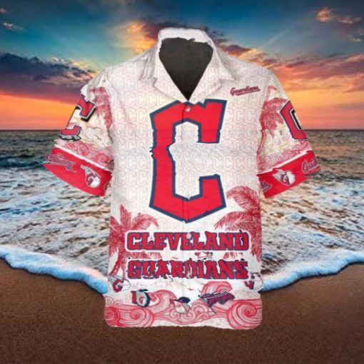 Personalized Cleveland Guardians Hawaiian Shirt, Cleveland Guardians Aloha Shirt, MLB Hawaiian Shirt