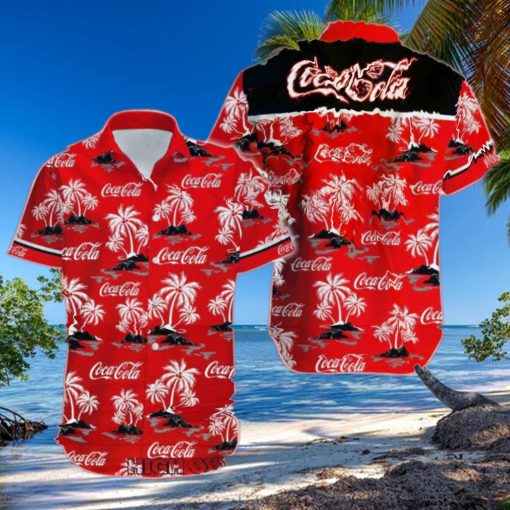 Personalized Coca Cola Tropical Coconut Hawaiian Shirt