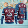 Personalized Columbus Blue Jackets Ugly Sweater For Christmas