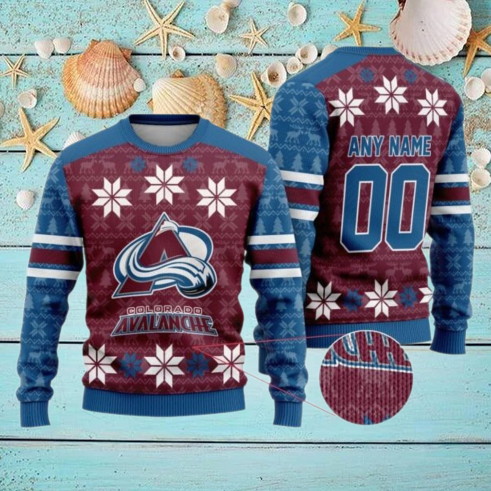 Personalized Colorado Avalanche Ugly Sweater For Christmas Personalized Colorado Avalanche Ugly Sweater For Christmas