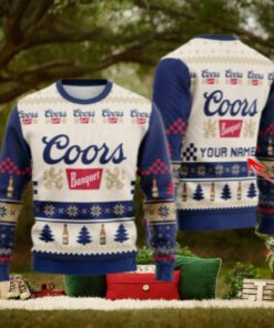 Personalized Coors Banquet Classic Ugly Christmas Sweater