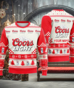 Personalized Coors Light Classic Ugly Christmas Sweater