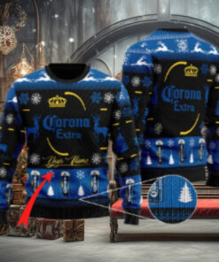 Personalized Corona Extra Christmas Ugly Sweater