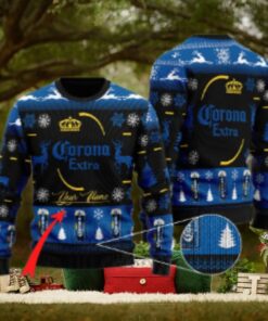 Personalized Corona Extra Christmas Ugly Sweater