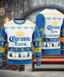 Personalized Corona Extra Classic Ugly Christmas Sweater
