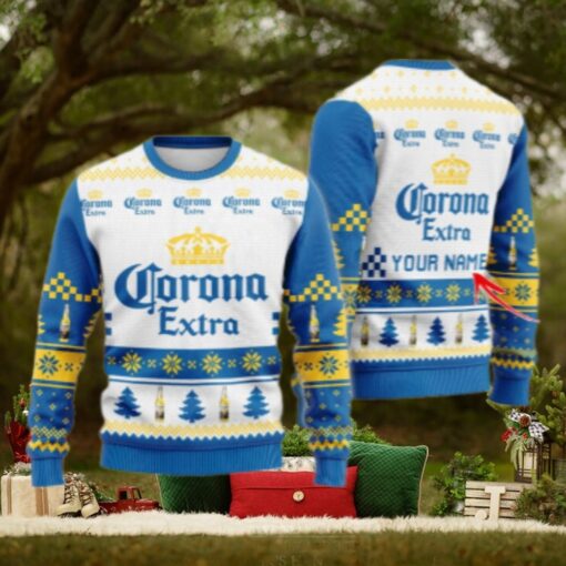 Personalized Corona Extra Classic Ugly Christmas Sweater