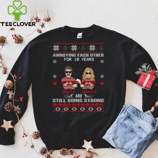 Personalized Couple T Shirt, Birthday Gift, Christmas Gift Custom Tex