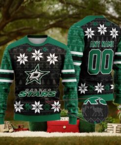 Personalized Dallas Stars Christmas Sweater, Funny Xmas Gift for Holiday Fun