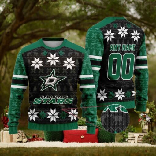 Personalized Dallas Stars Christmas Sweater, Funny Xmas Gift for Holiday Fun