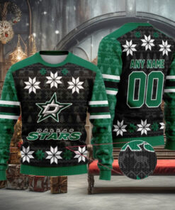 Personalized Dallas Stars Christmas Sweater, Funny Xmas Gift for Holiday Fun