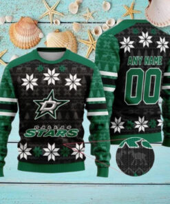 Personalized Dallas Stars Ugly Sweater For Christmas