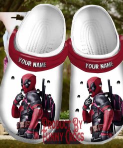 Personalized Deadpool Wear Pair Crocs Slippers