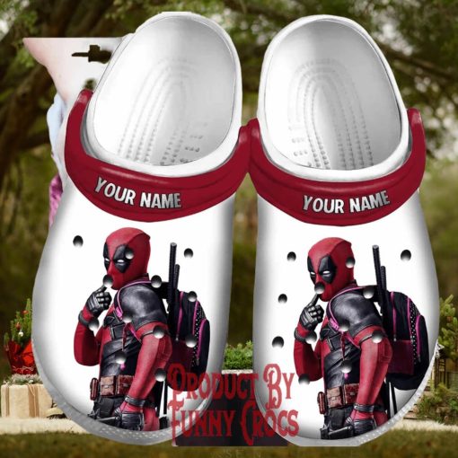 Personalized Deadpool Wear Pair Crocs Slippers