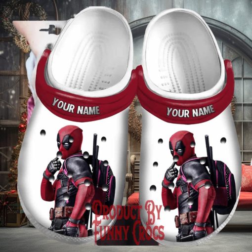 Personalized Deadpool Wear Pair Crocs Slippers