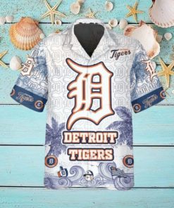 Personalized Detroit Tigers Hawaiian Shirt, Detroit Tigers Aloha Shirt, MLB Hawaiian Shirt