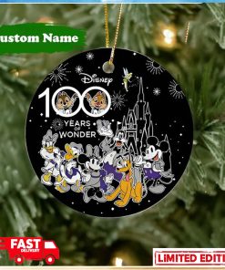 Personalized Disney 100 Years of Wonder Christmas Tree Decorations Ornament