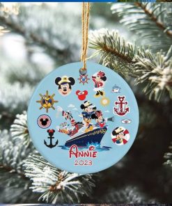 Personalized Disney Cruise Christmas Ornament