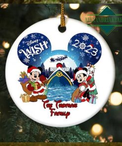 Personalized Disney Disney Cruise Christmas Ornament, Family Cruise Trip Keepsake, Mickey Minnie Ornament