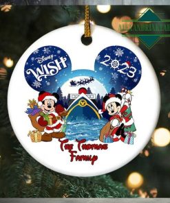 Personalized Disney Disney Cruise Christmas Ornament, Family Cruise Trip Keepsake, Mickey Minnie Ornament