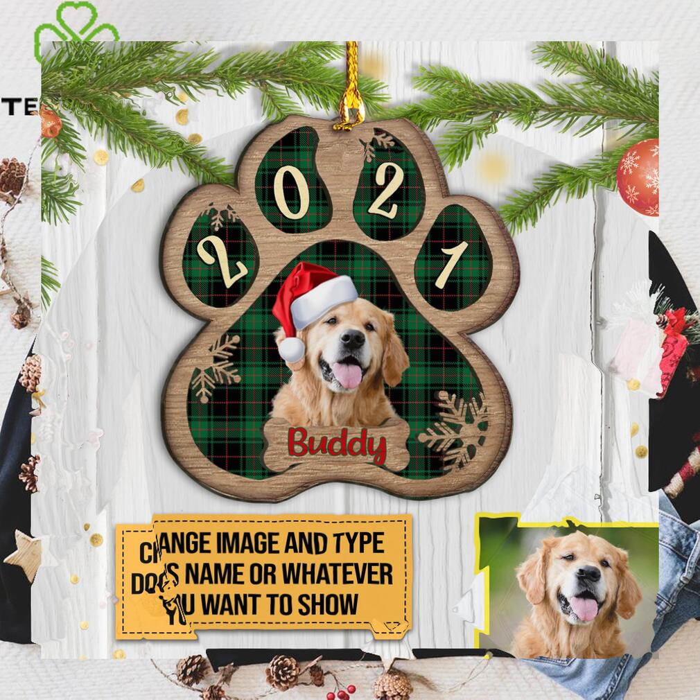 Personalized Dog 2 Layers Wood Ornament