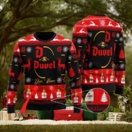Personalized Duvel Christmas Ugly Sweater