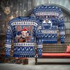 Black Cat Meowy Christmas All Over Printed Xmas Knitted Sweater