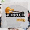 Personalized Electric Guitar Shaped Metal Sign