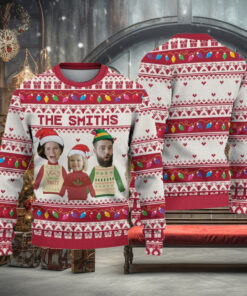 Personalized Family Photo Ugly Sweater
