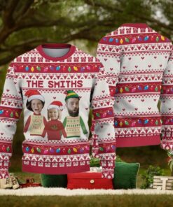 Personalized Family Photo Ugly Sweater