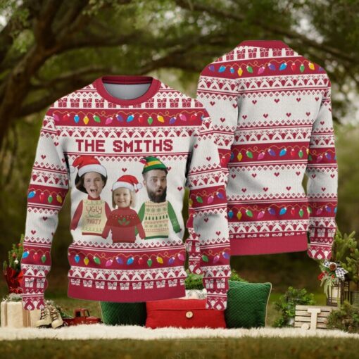 Personalized Family Photo Ugly Sweater