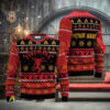 Personalized Crown Royal Santa Reindeer Snowflake Ugly Sweater