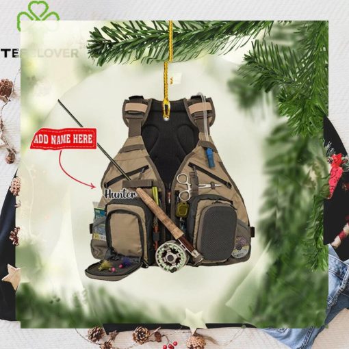 Personalized Fishing Vest Ornaments