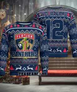 Personalized Florida Panthers NHL Ugly Christmas Sweater