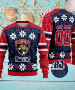 Personalized Florida Panthers Ugly Sweater For Christmas