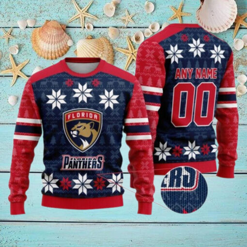 Personalized Florida Panthers Ugly Sweater For Christmas