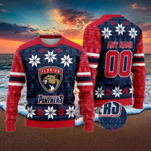 Personalized Florida Panthers Ugly Sweater For Christmas