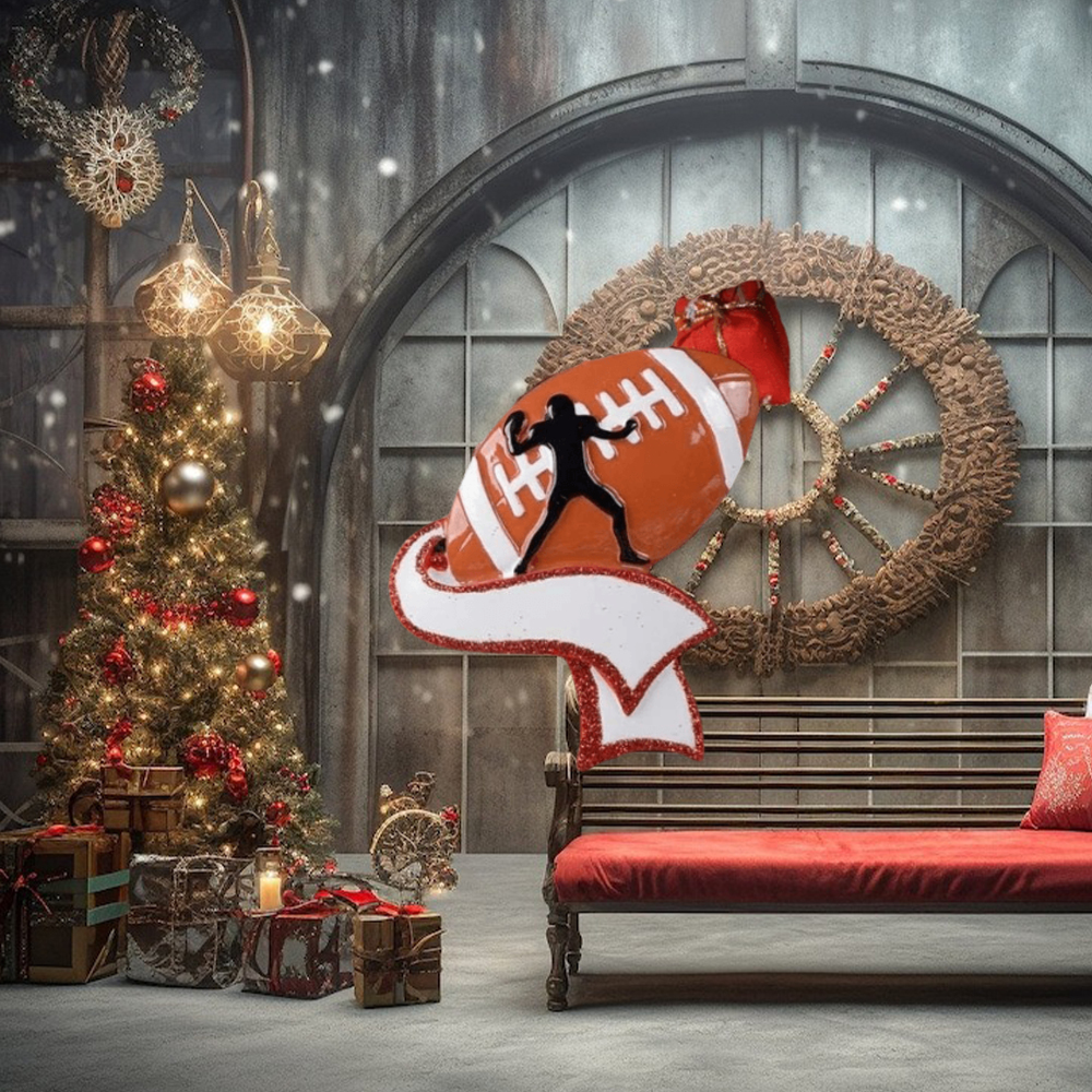 Personalized Football Christmas Ornaments 2023 Personalized Football Christmas Ornaments 2023