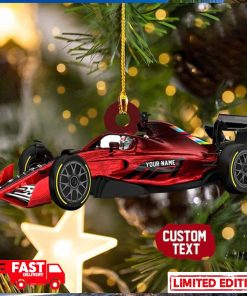 Personalized Formula 1 Car For Fans Christmas Tree Decorations Ornament