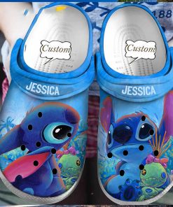 Personalized Funny Straw Doll Stitch Crocs