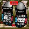 Personalized Gaming Is My Valentine Clog Shoes For Men And Women Classic Valentine Crocs Valentines Day Crocs NEW