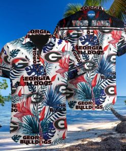 Personalized Georgia Bulldogs Logo Design Hawaiian Shirt