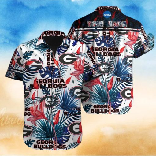 Personalized Georgia Bulldogs Logo Design Hawaiian Shirt