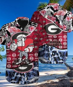 Personalized Georgia Bulldogs Mascot Design Hawaiian Shirt