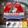 Have Yourself A Furry Little Christmas Funny Dog Lovers   Personalized Ugly Sweater