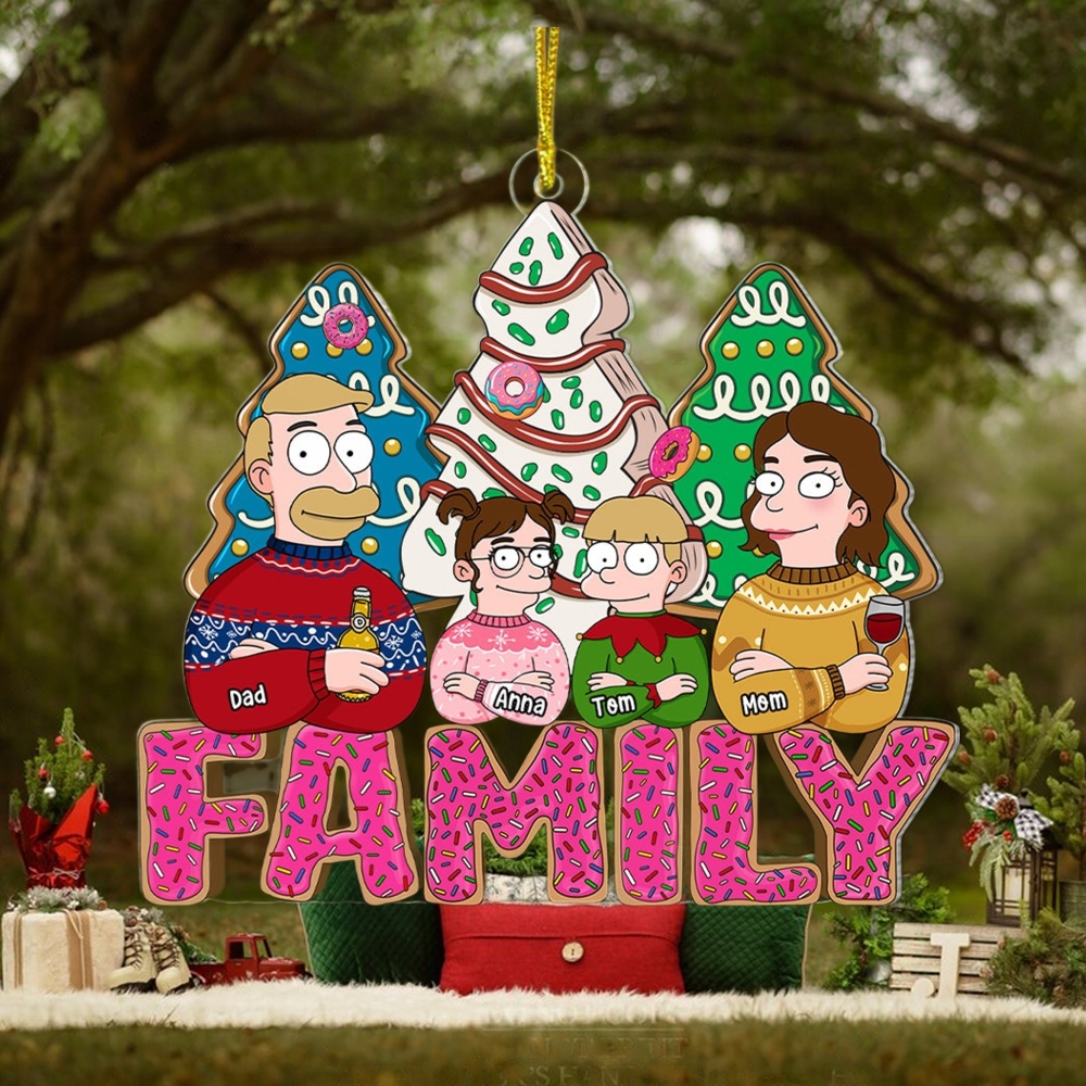 Personalized Gifts For Movie Lover Family Christmas Ornament Personalized Gifts For Movie Lover Family Christmas Ornament